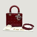 LADY DIOR BAG | RED PATENT