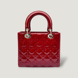 LADY DIOR BAG | RED PATENT