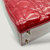 LADY DIOR BAG | RED PATENT