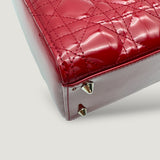 LADY DIOR BAG | RED PATENT