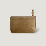 LOUIS VUITTON KEY POUCH | MONOGRAM PATENT BEIGE