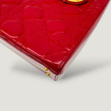 LADY DIOR BAG | RED PATENT