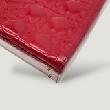 LADY DIOR BAG | RED PATENT