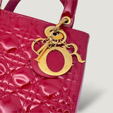 LADY DIOR BAG | RED PATENT