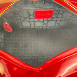 LADY DIOR BAG | RED PATENT