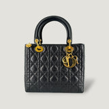 LADY DIOR BAG | BLACK