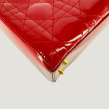 LADY DIOR BAG | RED PATENT