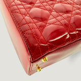 LADY DIOR BAG | RED PATENT