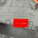 LADY DIOR BAG | RED PATENT