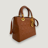 LADY DIOR BAG | BROWN