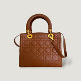 LADY DIOR BAG | BROWN